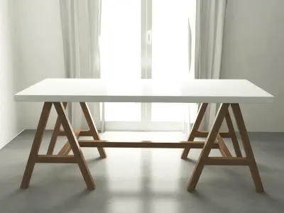 office - table Free 3D model