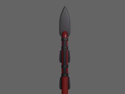 PBR Spear V3a Low-poly 3D model
