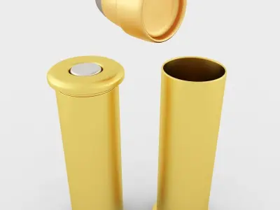 357 Magnum Cartridge 3D model