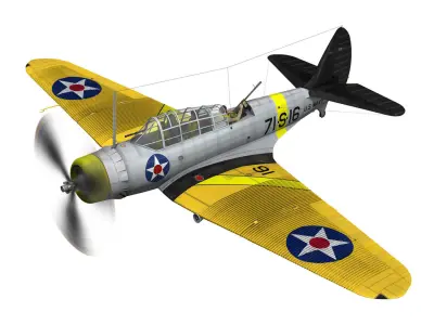 Douglas TDB-1 Devastator - 71S16  3D model