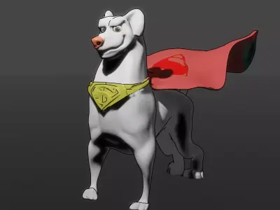 Krypto the Superdog model 3D model