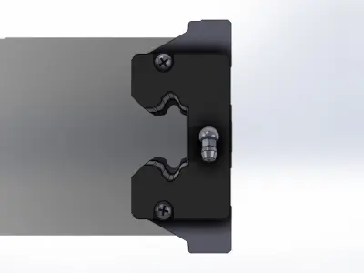 Carro Guia Linear OBR A 45E Linear Guide Car 3D model