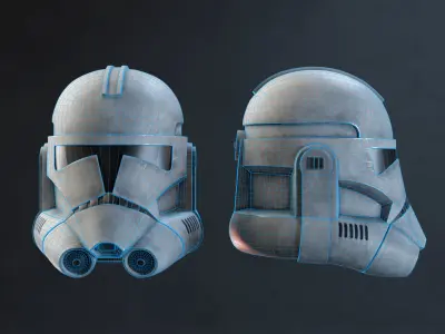 Phase II Clone Helmet 3D model