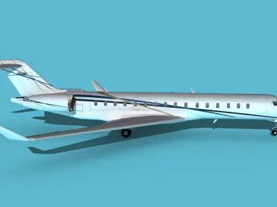 Bombardier Global 7000 V11 3D model