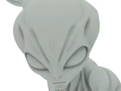 Alien Sharp Edition  3D print model