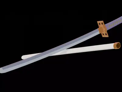 Senbonzakura Sword Model Free 3D model