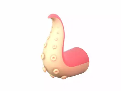 Octopus Tentacle 3D model