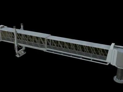 Jetway for MSFS Xplane and flight simulator Low-poly 3D model