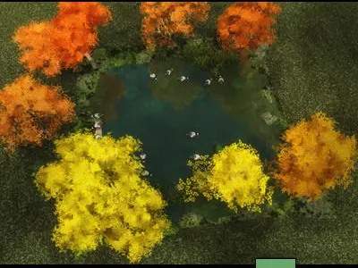 15 Ducks 15 Pond Ducks and Set 3D model