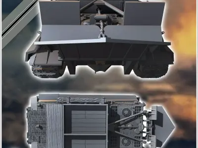 Bergepanzer E-50 Entwicklung - Germany Eastern Western Berlin W 3D print model