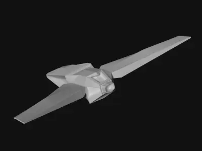 Spaceship GS1 3D model
