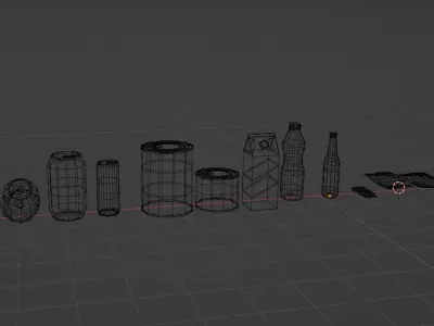 Survive Pack 01 Low-poly 3D model