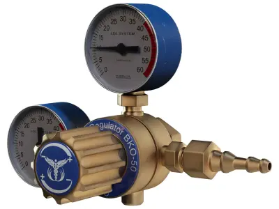 Oxygen Reducer BKO-50 Low-poly 3D model