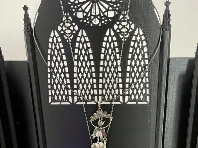 Gothic Cathedral Necklace Display Commercial 3D print model