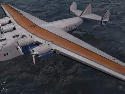 Boeing B-314 Clipper - C-98 3D model