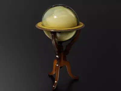 Antique Globe 3 3D print model