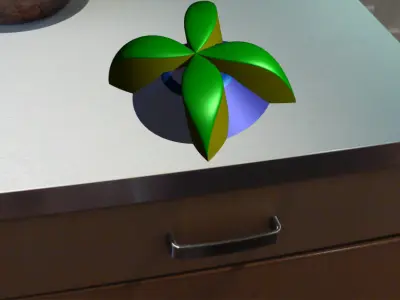 floating ashtray Free 3D model