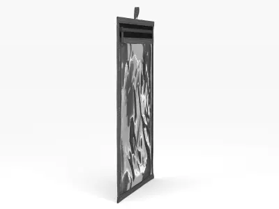 Packaging metal wall hanging 3D model
