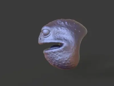 HEAD-R7 high poly sculpt 3D model