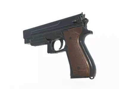 Modern weapons handguns 3D model