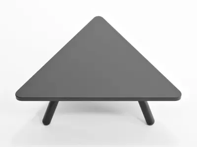 Triangular Couch Table - Koenig Neurath Free 3D model