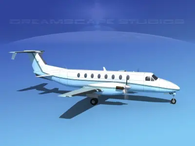Beechcraft 1900C V20 3D model