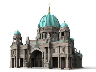 15x Churches and cathedrals worldwide 3D Model Collection 