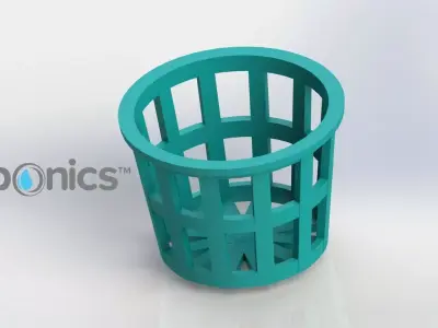 Planter - 3Dponics Herb Garden Free 3D print model