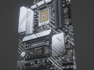 Asus Prime Motherboard z690-p 3D model