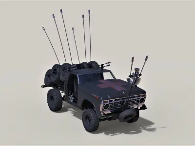 Tyre Medic from movie Mad Max Fury road 3D model