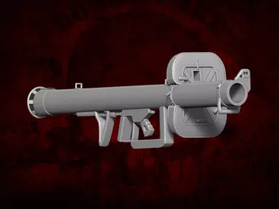 Panzerschreck 3D Printable Files For Action Figures 3D print model