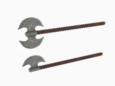 Axe 2 Double Headed 3D model