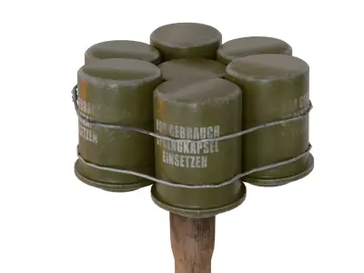 m24 grenade Low-poly 3D model purchase