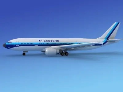Airbus A300 Eastern 2 3D model