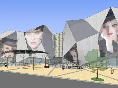 Sketchup Shopping Center R4 3D model