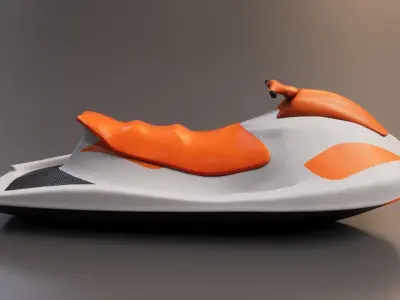 Ultra-realistic 3D Jet Ski - Perfect for Games and Animations 3D model