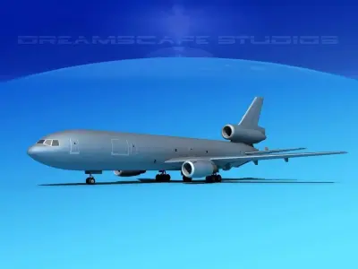 McDonnell Douglas KC-10 Unmarked 3D model
