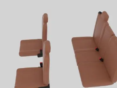  Car Seat 3D model