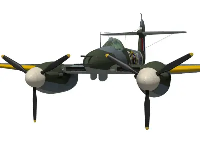 Westland Whirlwind 3D model