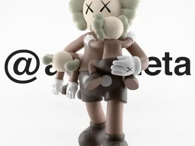 KAWS Clean Slate for Print 3D print model