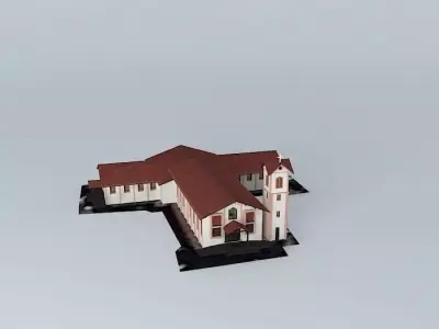 Church Santa Luzia Free 3D model