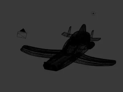 Spacehoop airplane 3D model