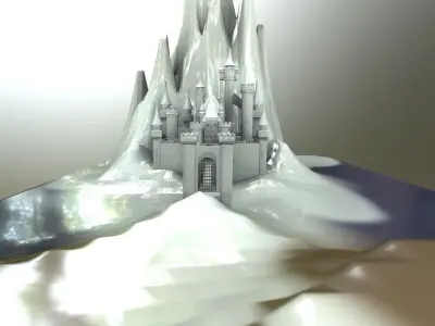 Frozen Castle 3D model