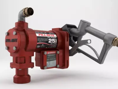 FILL-RITE TRANSFER PUMP 3D model