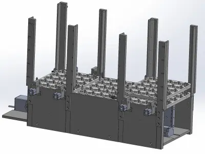 Automatic tray stacking feeding machine 3D model