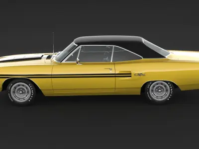 1970 Plymouth GTX 3D model