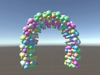 balloon gate 3D model