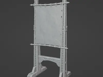 Map Stand - Pirate Game Low-poly 3D model