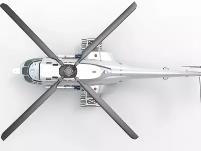 IAR 330 helicopter 3D model