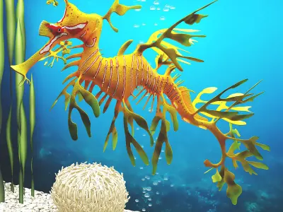 Leafy Sea Dragon 3D model